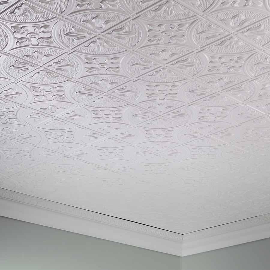 Fasade Ceiling Tile in Traditional 2
