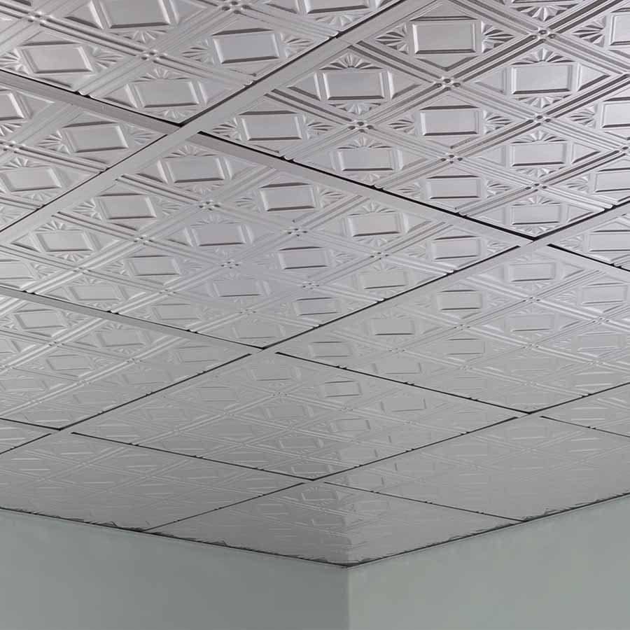 Fasade Ceiling Tile in Traditional 4