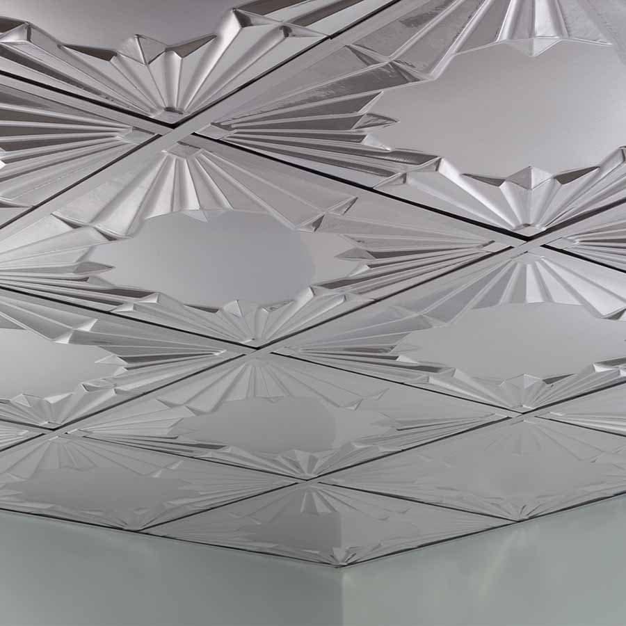 Fasade Ceiling Tile in Art Deco