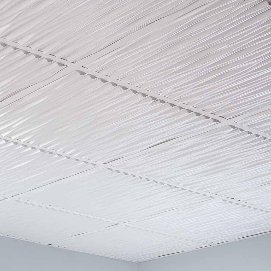 Fasade Ceiling Tile in Dunes