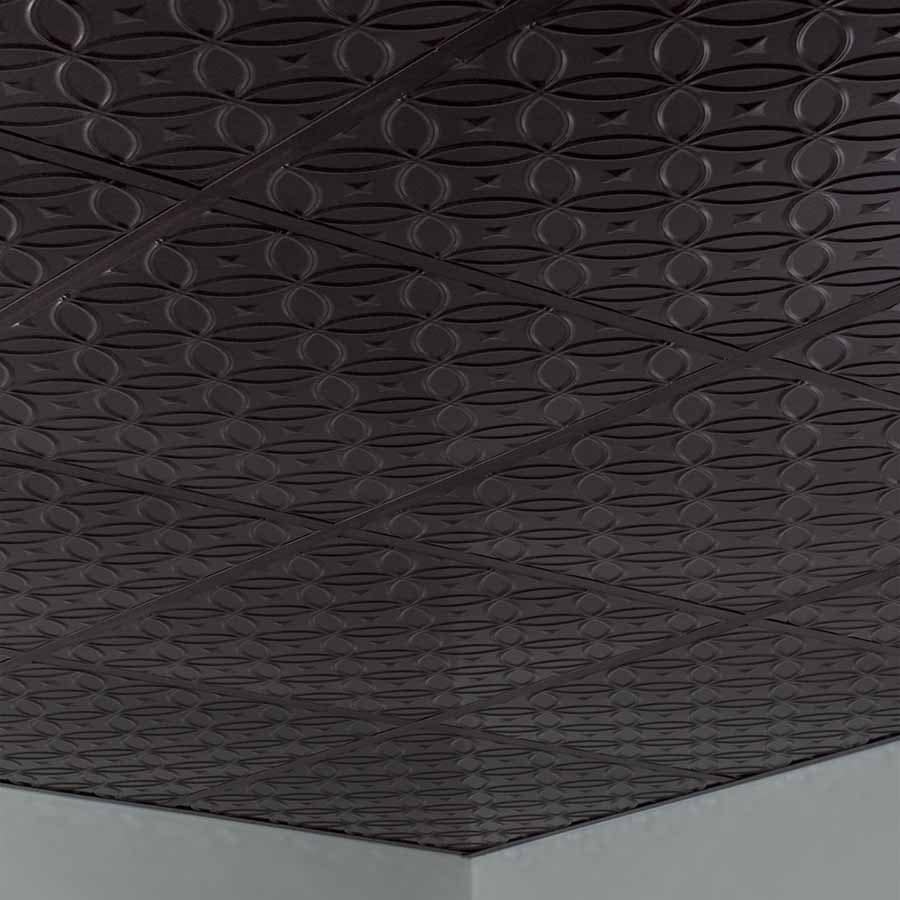 Fasade Ceiling Tile in Rings