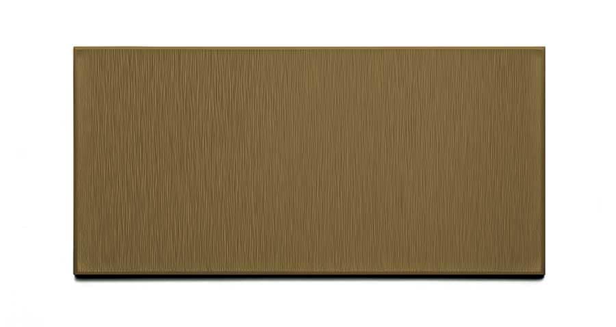 Aspect 3x6 (Short Grain) Metal Tiles in Brushed Bronze