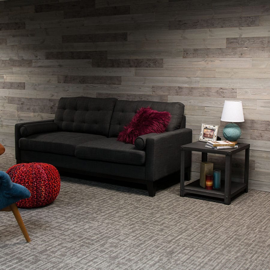 Rustic Grove - Wood Panel in Dark Gray