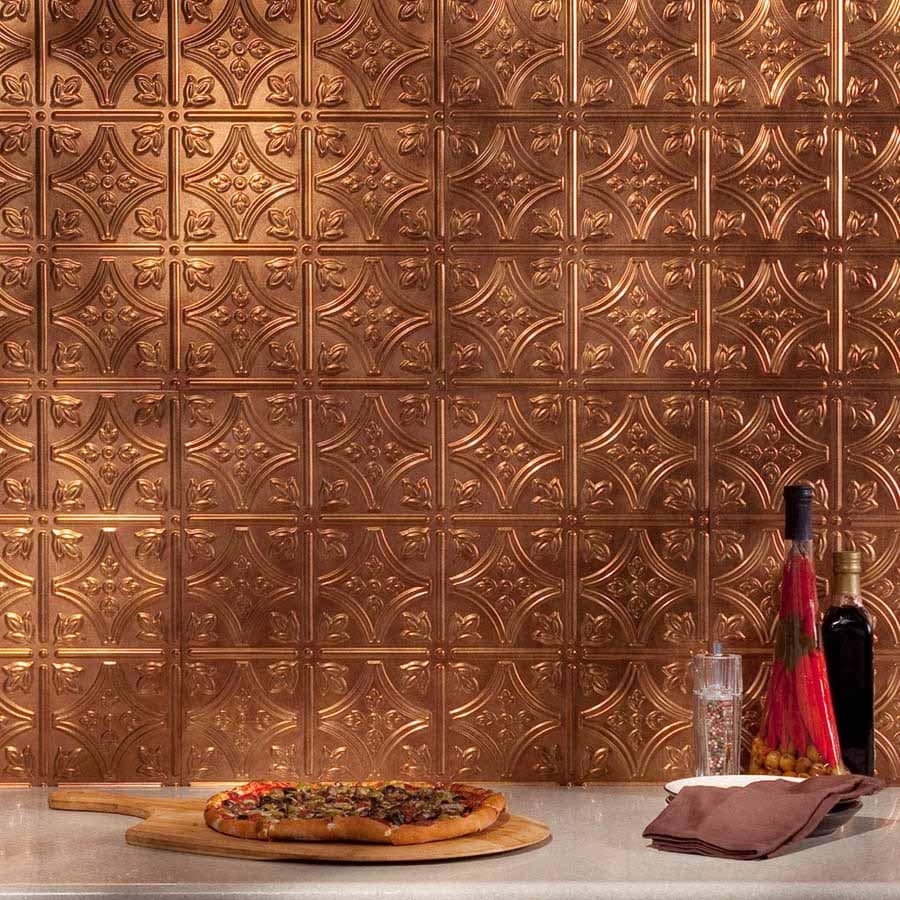Fasade Backsplash - Traditional 1 in Antique Bronze