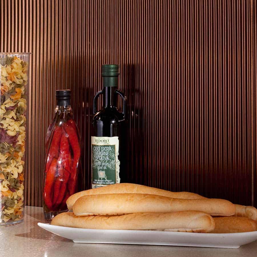 Fasade Backsplash - Rib in Oil-Rubbed Bronze