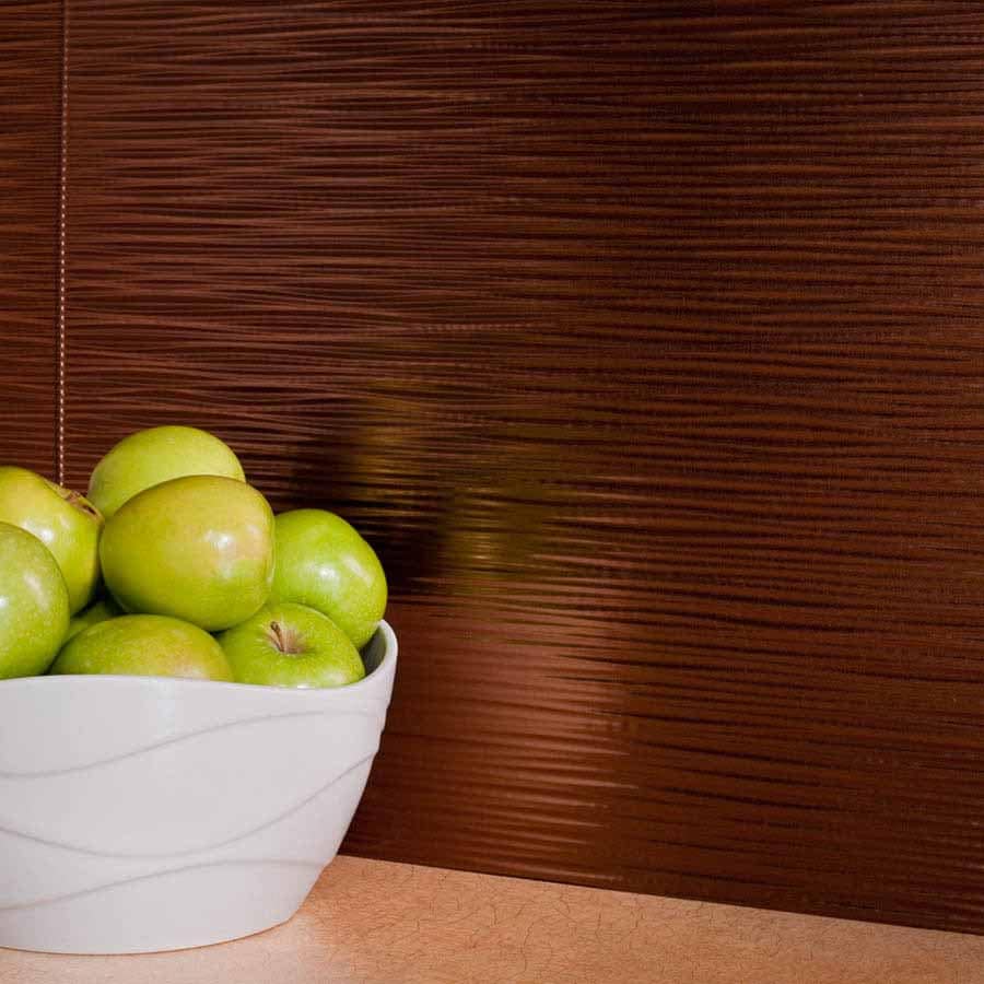 Fasade Backsplash - Ripple in Oil-Rubbed Bronze