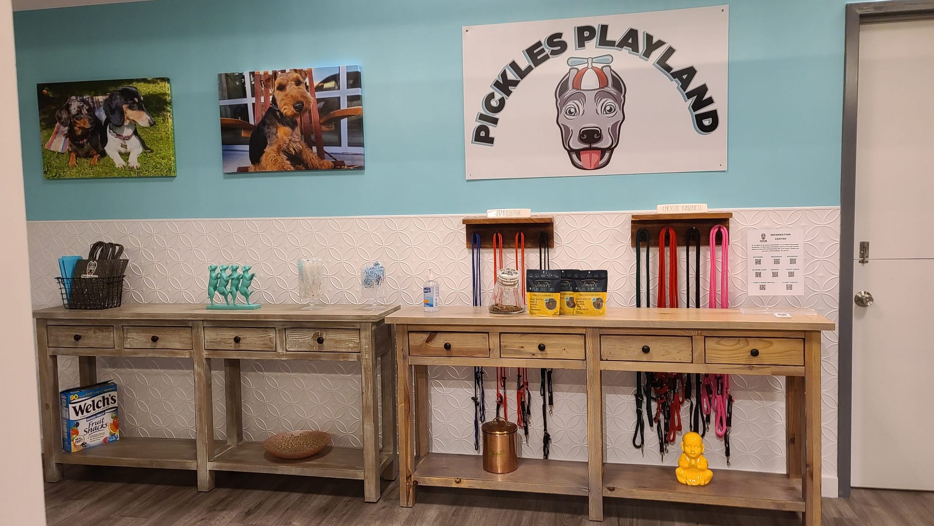 Doggie Daycare - Fasade Rings Wall Panel in Matte White