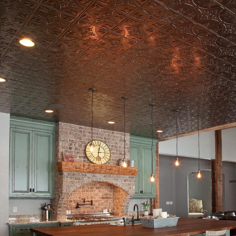 Traditional 2 ceiling in Brushed Nickel