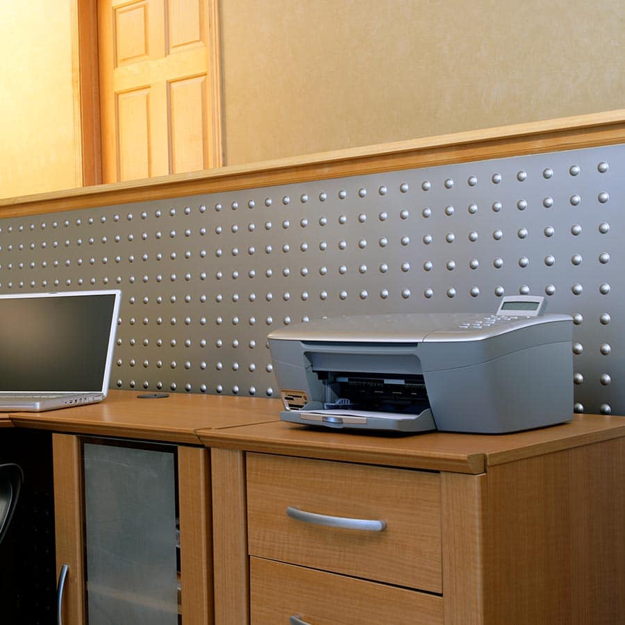 Dome wall panel in Argent Silver