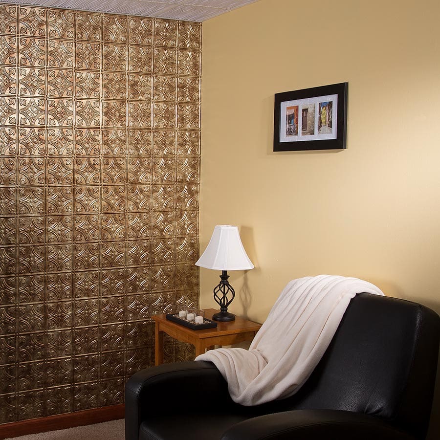 Traditional 1 wall panel in Bermuda Bronze